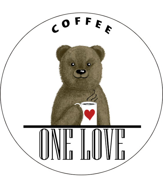 Логотип компании ONE LOVE COFFEE