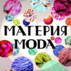 Логотип компании Магазин тканей Материя Мода