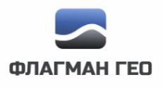 Логотип компании Флагман Гео