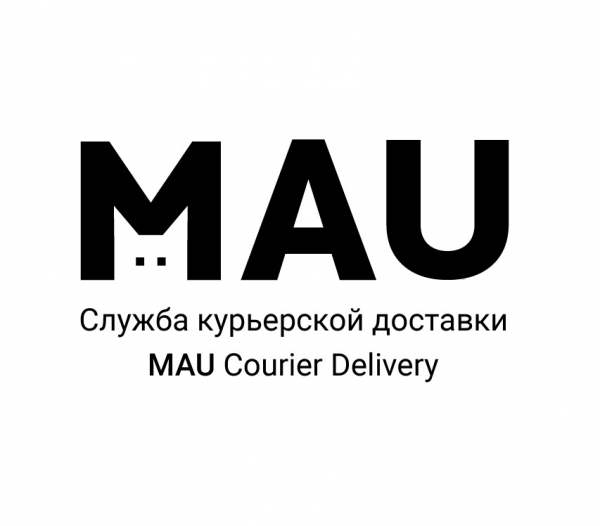 Логотип компании MAU - курьерская служба