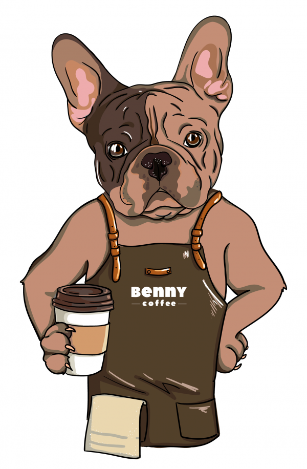Логотип компании Benny Coffee