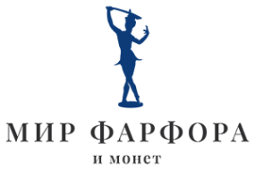 Логотип компании Мир фарфора и монет