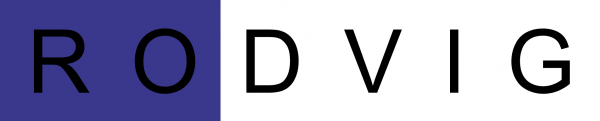 Логотип компании RODVIG, производство запчастей для дизельных и газовых двигателей