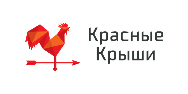 Логотип компании Красные Крыши