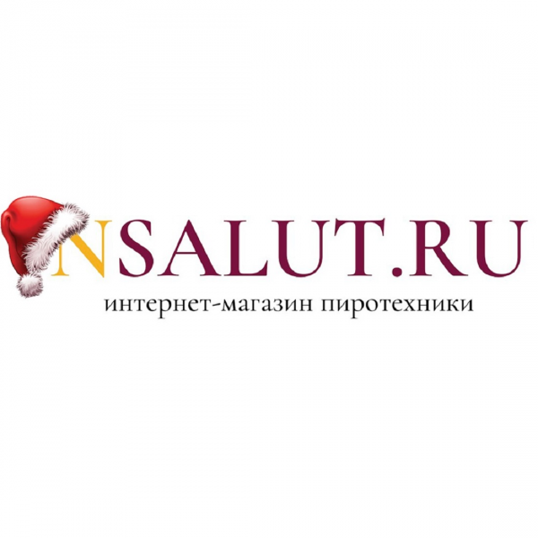 Логотип компании Nsalut.ru - фейерверки и пиротехника