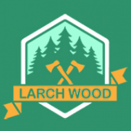 Логотип компании ООО «Larch Wood»