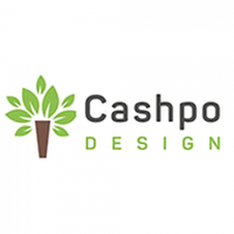 Логотип компании Кашпо дизайн (Cashpo Design)