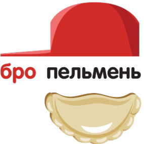 Логотип компании Бро пельмень Логотип компании Бро пельмень
