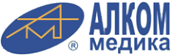 Логотип компании АЛКОМ медика