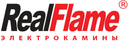 Логотип компании Real-Flame